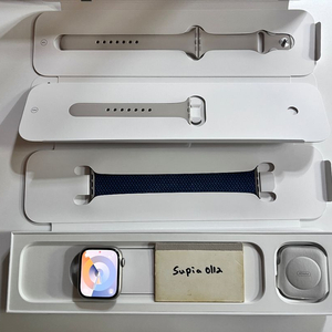 애플워치8. 45mm 스타라이트(박셋)+에어팟 3세대