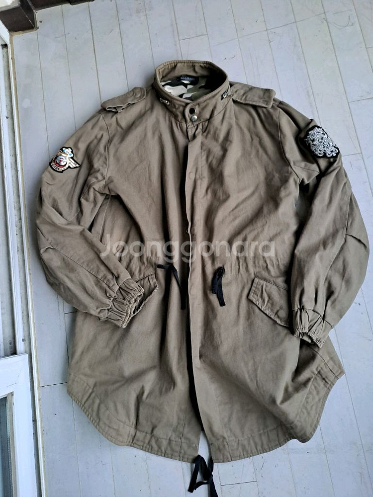 Balmain 카키 야상 점퍼--0