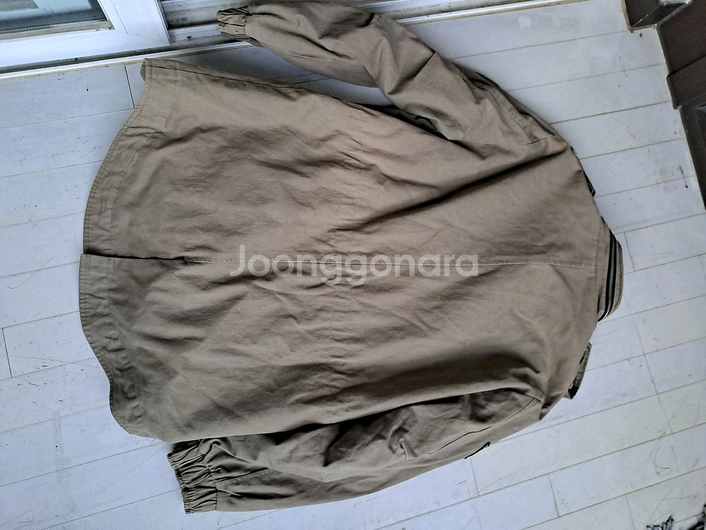 Balmain 카키 야상 점퍼--5