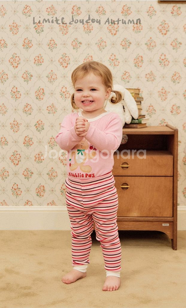 리미떼두두 수피마 핑크래빗세트 레드체크퍼피세트 베베XS--0