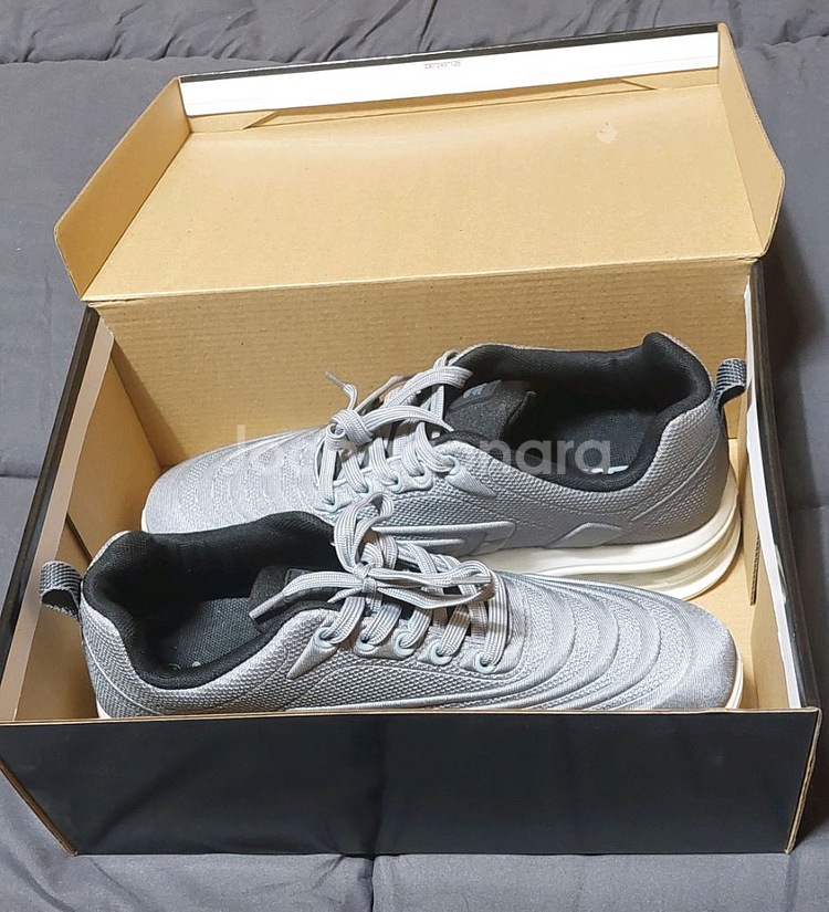 르까프 남성 에어 부스트 워킹화 그레이 LCF-019--0