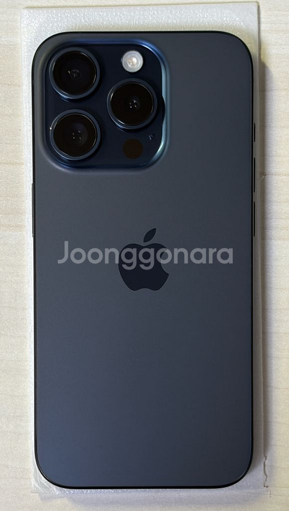 아이폰 15프로 256GB 블루티타늄--1