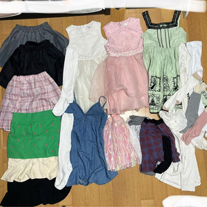 무료배송)여아 130-140사이 치마류 일괄판매