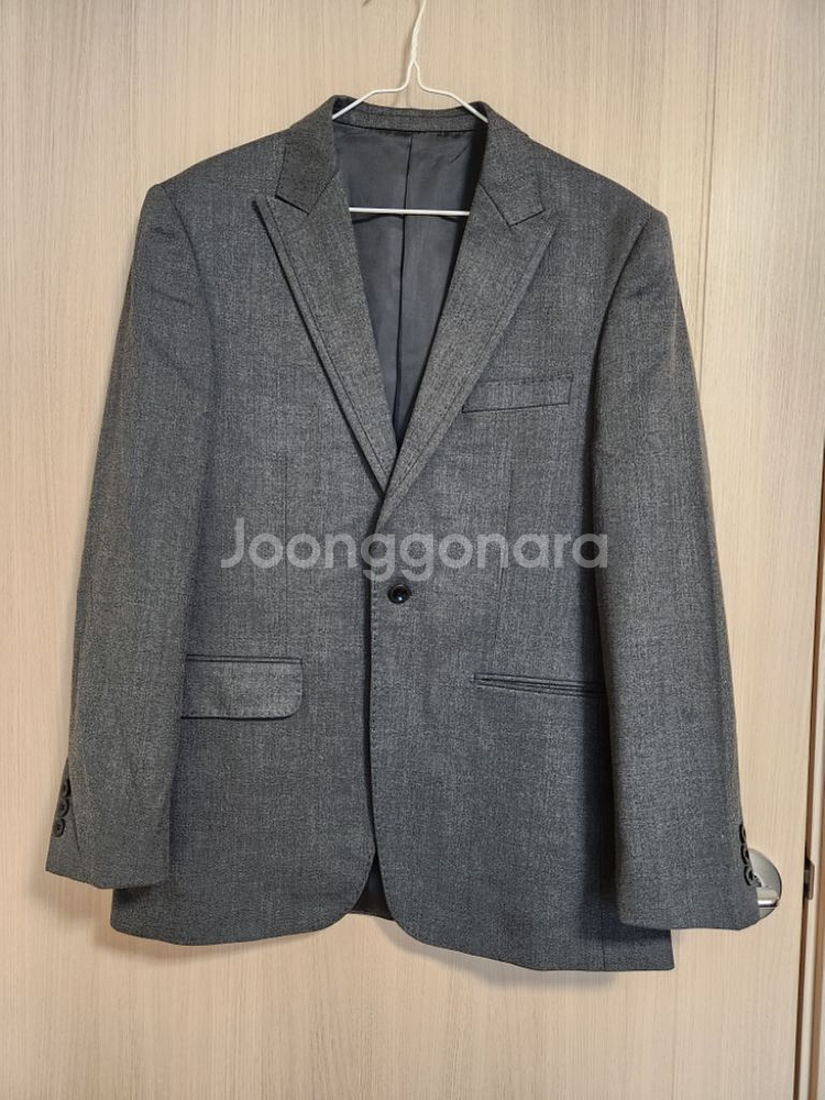 파크랜드 남자 회색정장마이자켓 95~100--0