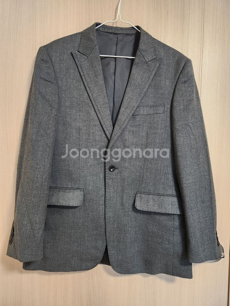 파크랜드 남자 회색정장마이자켓 95~100--1