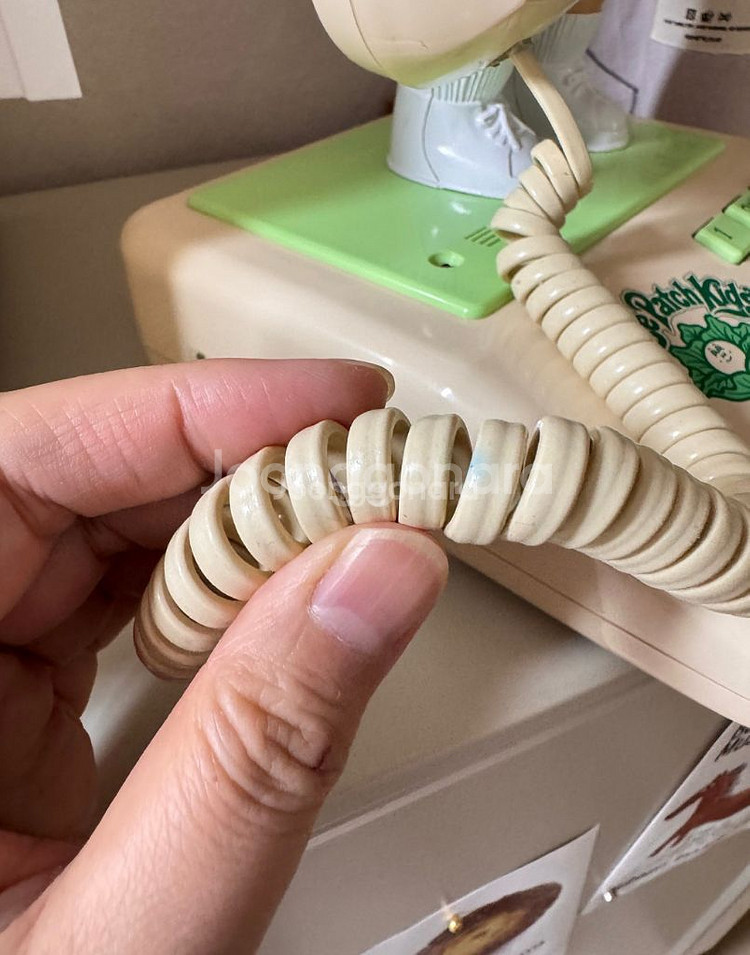 빈티지 양배추 인형 전화기 양배추 전화기--1