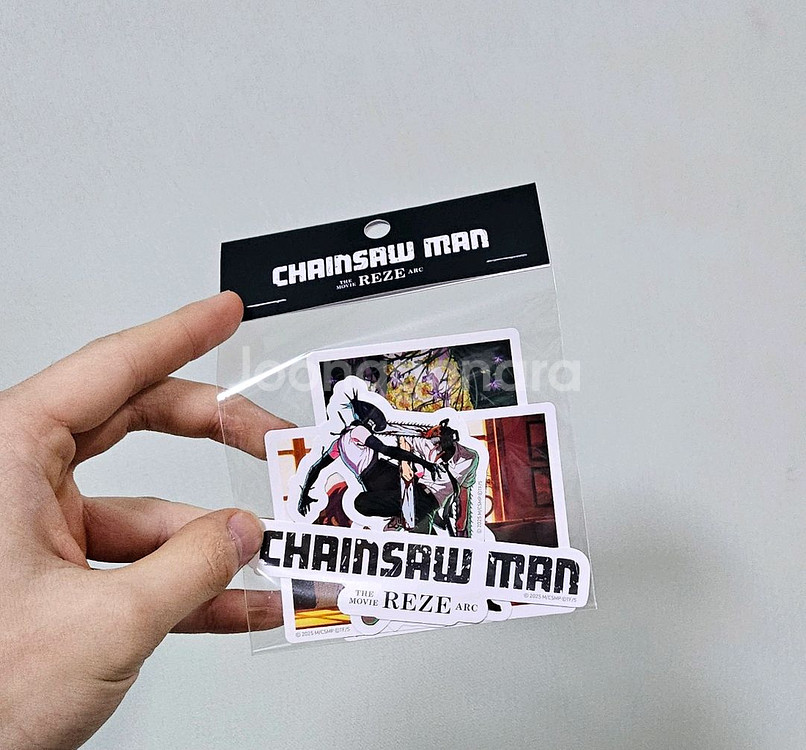 체인소맨 레제편 특전 스티커 세트 (미개봉)--0