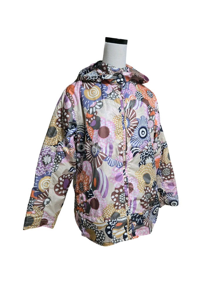 오일릴리 패턴 후드 자켓--1