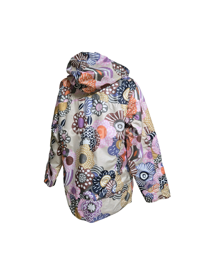 오일릴리 패턴 후드 자켓--2