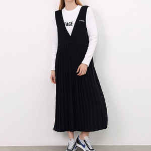 미착용 쥬시쥬디 레터링 원피스 네이비