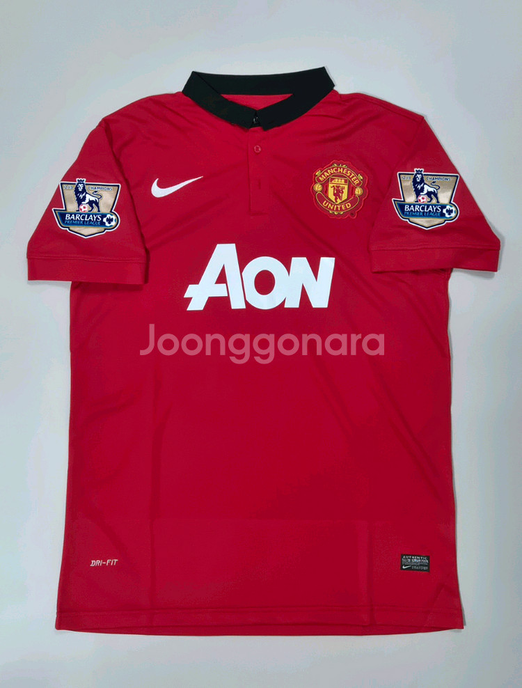 13 14 맨유 홈 반 페르시 유니폼 L 레플리카--1