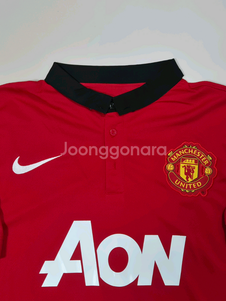 13 14 맨유 홈 반 페르시 유니폼 L 레플리카--2