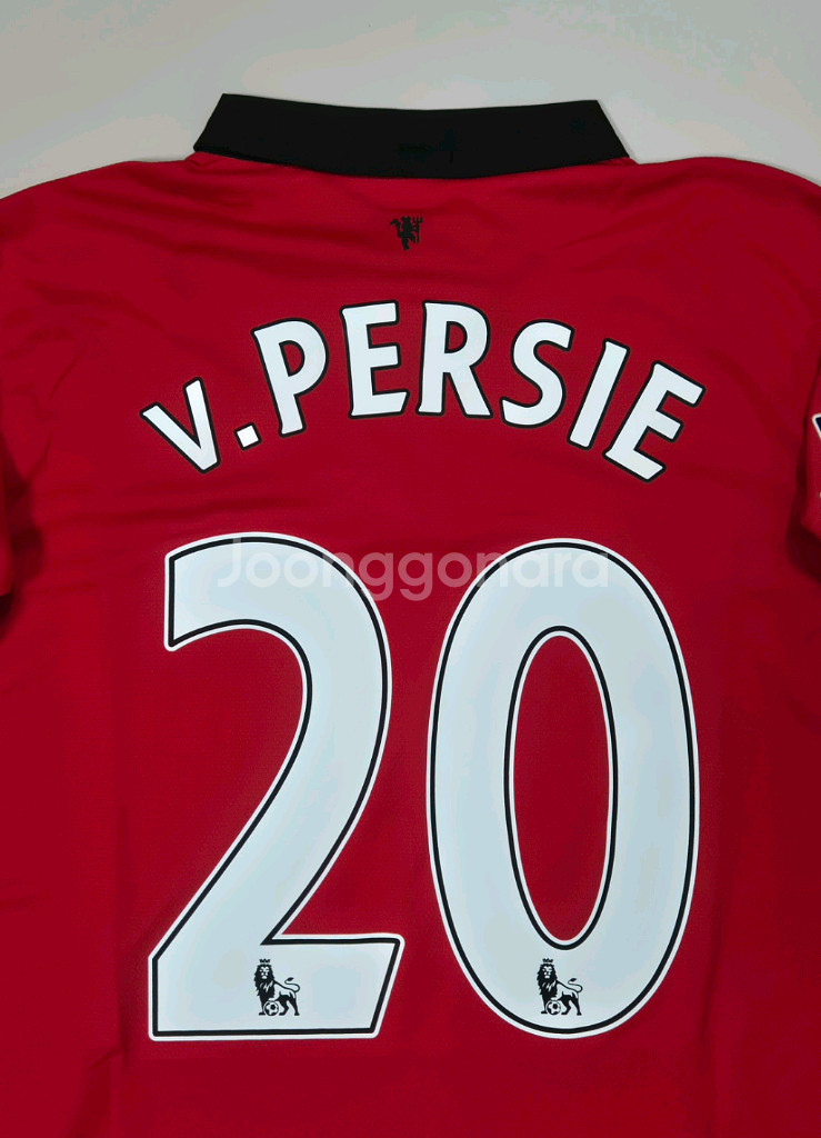 13 14 맨유 홈 반 페르시 유니폼 L 레플리카--6