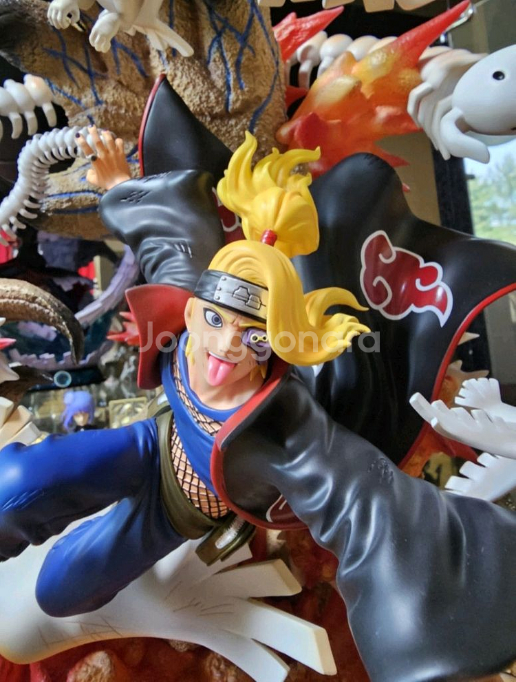 나루토 레진피규어 란디안 데이다라 팝니다--3