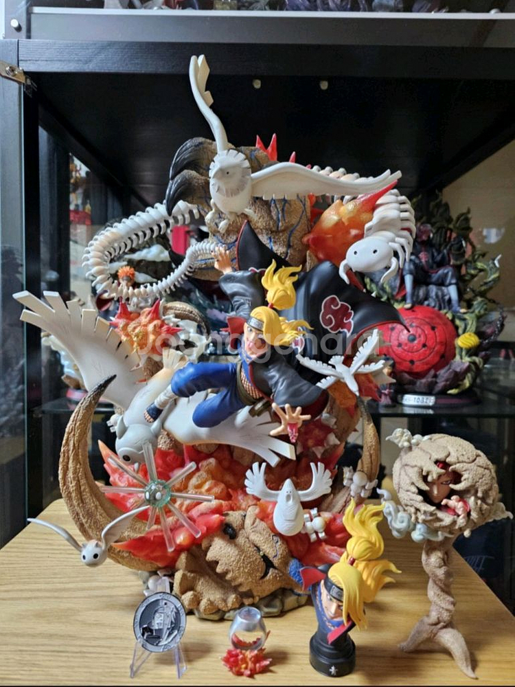 나루토 레진피규어 란디안 데이다라 팝니다--0