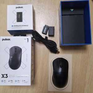 펄사 X3 + 8K 동글 무선 마우스 팝니다