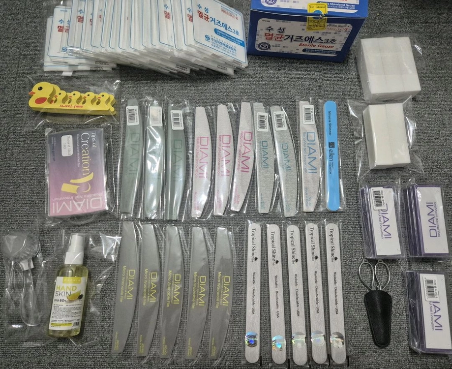네일 국가고시 화일외 용품(새재품 일괄 무배) 이미지