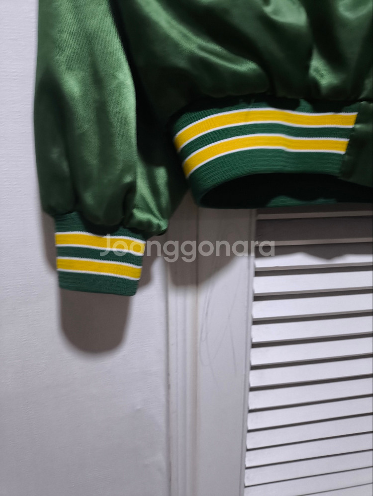 xl 90s 초크라인 스타디움 사틴 바시티자켓--2