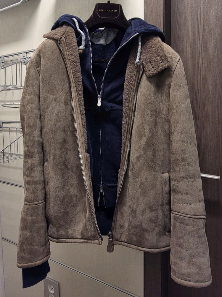 (남자)보테가베네타 시어링자켓 사이즈 46 이미지