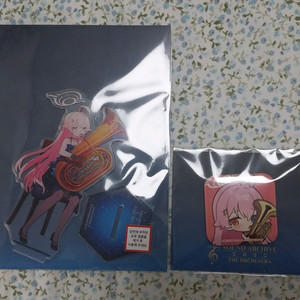 블루아카이브 타카나시 호시노 오케스트라 아크릴 캔뱃지