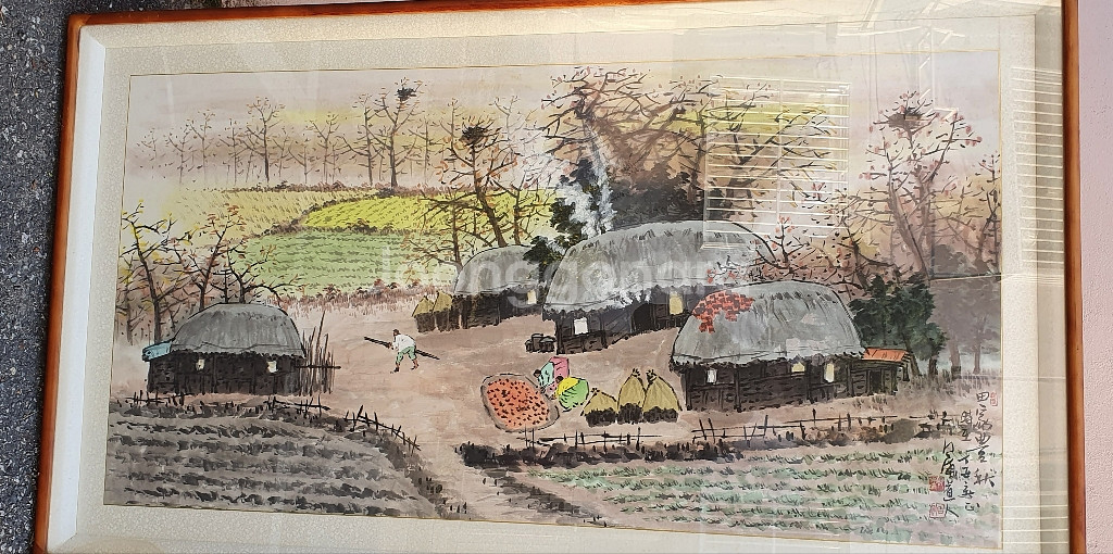 백포 곽남배그림사이즈가로1m50cm세로88cm--0