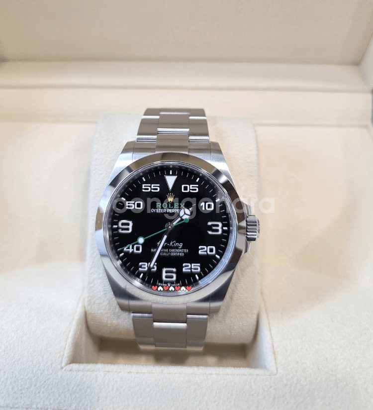 롤렉스 에어킹 25년 국내 스탬핑--1