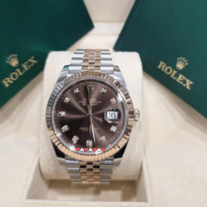 롤렉스 데이저스트 41MM 로즈골드콤비 초코 10P
