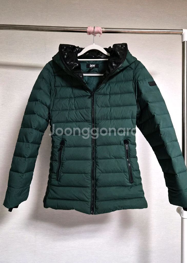 미착용 L) DKNY GOLF 경량 구스다운패딩--0