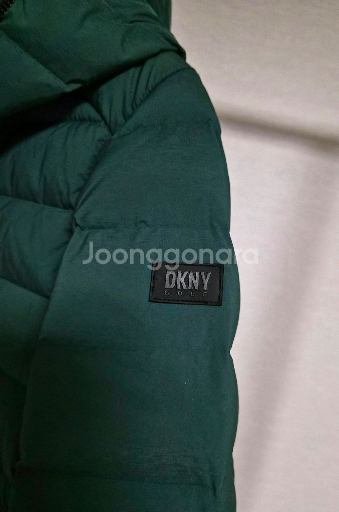 미착용 L) DKNY GOLF 경량 구스다운패딩--3