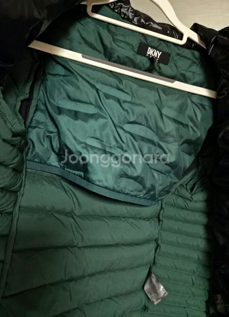 미착용 L) DKNY GOLF 경량 구스다운패딩--7