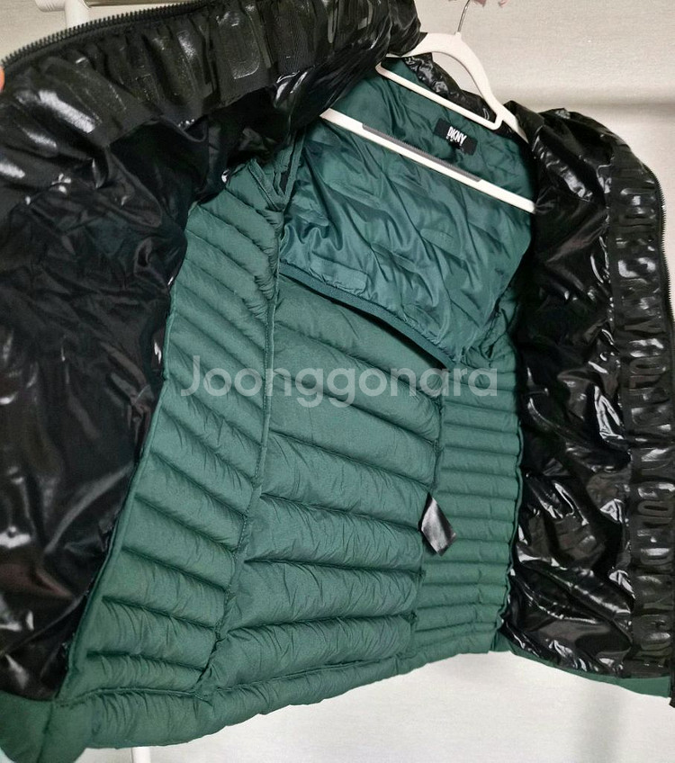 미착용 L) DKNY GOLF 경량 구스다운패딩--6