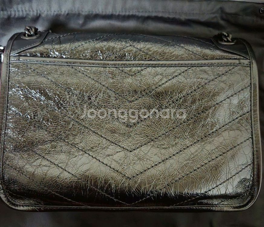 생로랑 니키백 블랙체인(가격내림)--1