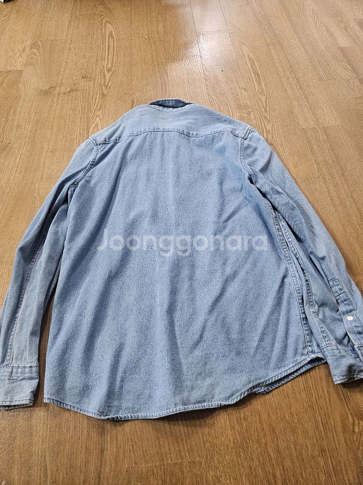 남성 데님 셔츠 (청셔츠) M사이즈--4