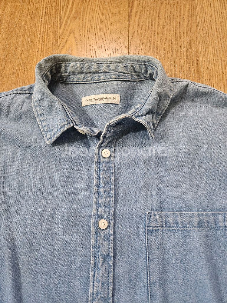 남성 데님 셔츠 (청셔츠) M사이즈--1