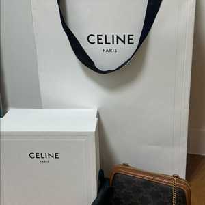 셀린느 트리옹프 체인 클러치 트리옹프 캔버스 풀패키지