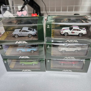 hkm 1/64 포르쉐 싱어 다이캐스트 6종 미개봉