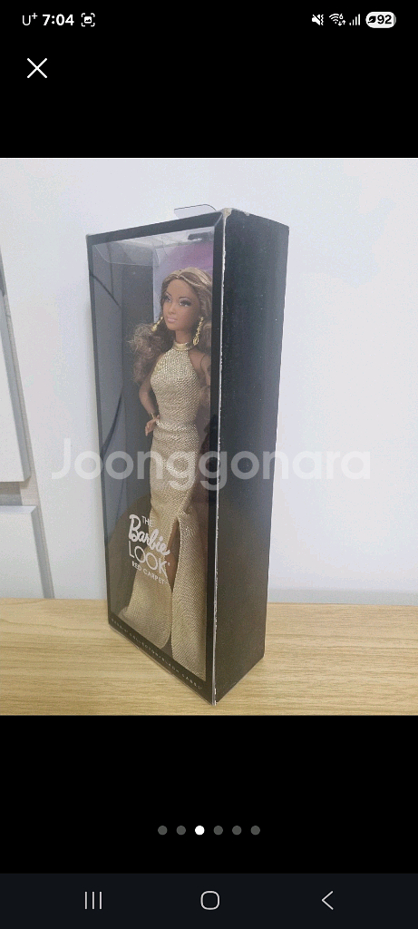 바비인형 블랙라벨 레드카펫--2