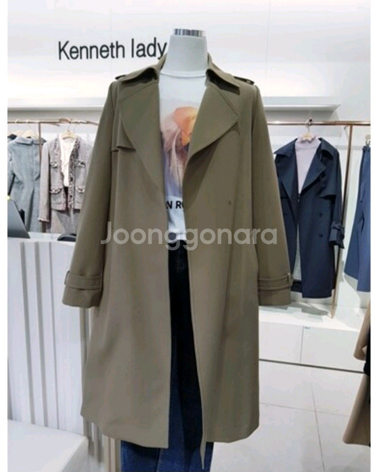 케네스레이디 트렌치코트 팝니다 (사이즈 66)--2