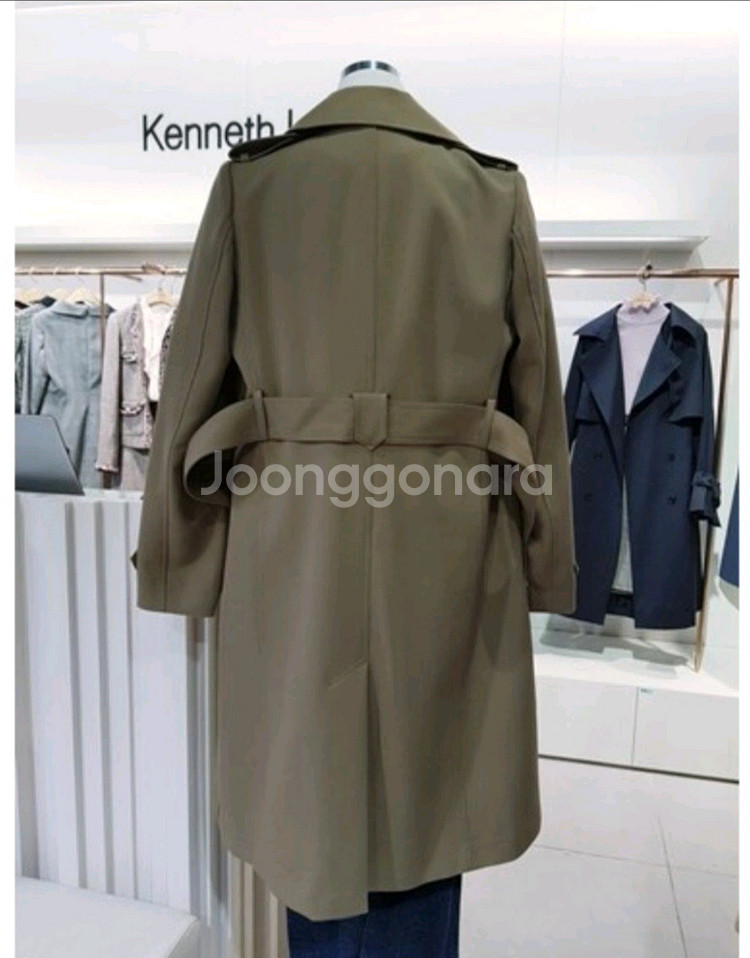 케네스레이디 트렌치코트 팝니다 (사이즈 66)--3