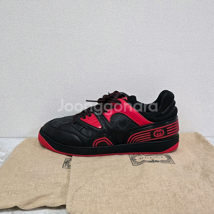 구찌 로고 스니커즈 신발 9사이즈 280 판매--0
