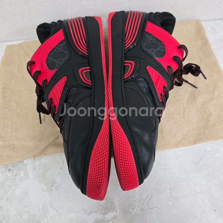 구찌 로고 스니커즈 신발 9사이즈 280 판매--2