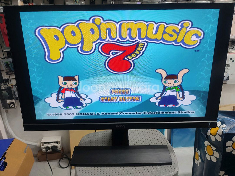 Ps2 팝픈뮤직7 일판 팝니다 파픈뮤직--3