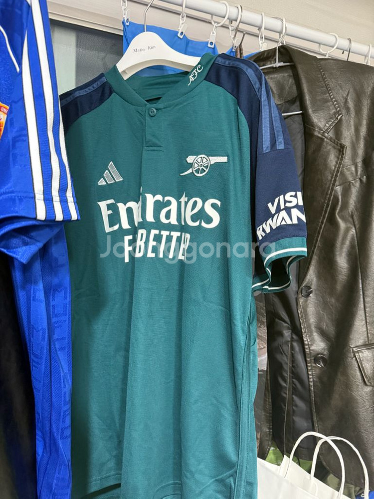 23/24 아스날 써드 L사이즈 새상품 (라이스 마킹--2