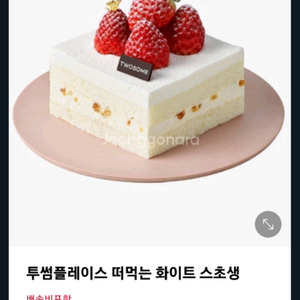 투썸플레이스 떠먹는 화이트 스초생