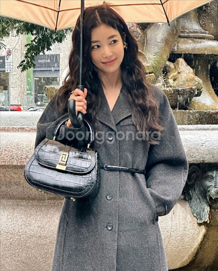 온앤온 슬림 라인 캐시미어 핸드메이드 코트 다크 그레이--0