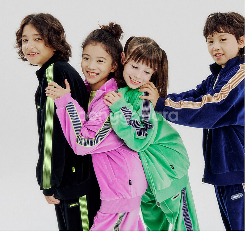 히로 24 fw 벨로아 셋업 퍼플 140 130--1