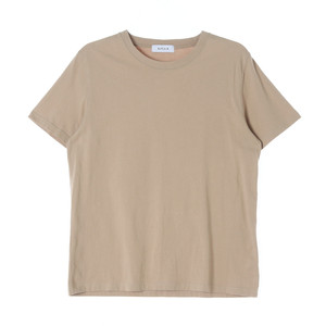 [M]리플레인 베이지 반팔 크루넥 티셔츠