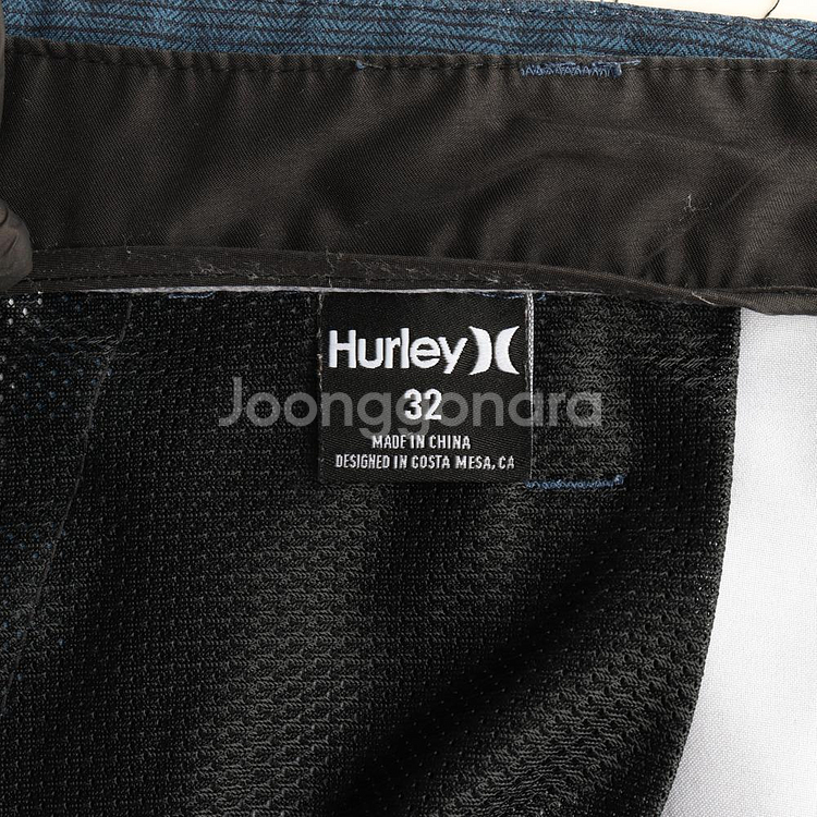 [XL]헐리 W32 네이비 반바지 쇼츠 치노팬츠--4