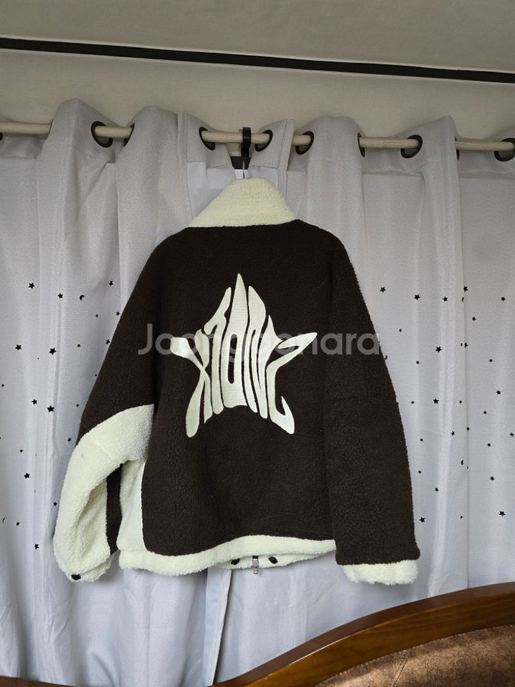 엑스톤즈 슈팅스타 플리스패딩자켓(뽀글이)(BROWN)--7