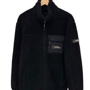 내셔널지오그래픽 뽀글이 기모 후리스 블랙 (2XL)
